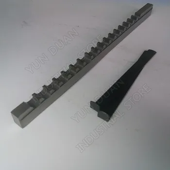 Drážkou pera Broach 14 mm D Push Typ rýchloreznej ocele HSS Rezné nástroje pre CNC Pretláčacie stroje Kovoobrábacie