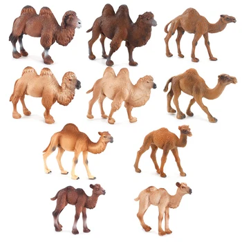 Simulácia Camel Akcie Obrázok Voľne Žijúcich Zvierat Figúrky Púšti V Zajatí Realistické Modely Deti Deti Hračky, Darčekové Domova Zbierať