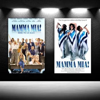 Mamma Mia Hudobný Film Premium bez rámu Tovar Dekoratívne HD Maľovanie na Plátno Tlačiť Wall Art Obývacia Izba, Spálňa Plagáty