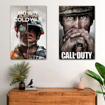 Call Of Duty Black Ops Studenej Vojny Wall Art Plátno Plagát Dekorácie Umenie 24x36 Plagát Osobný Darček Moderné Rodinné spálňa Decor