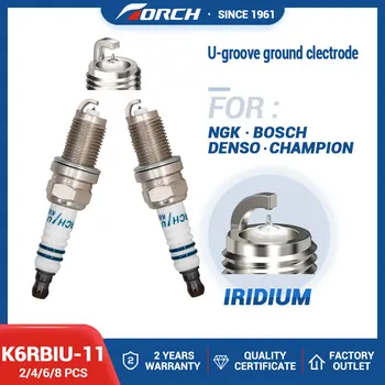 Čína Pôvodné Irídium Spark Plug Pochodeň K6RBU-11 pre Honda Element, YH2 pre Honda Elyson, RR1, RR2, RR3, RR4, RR5, RR6
