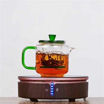 Vysoká Borosilikátového žiaruvzdorné 300 ml Sklenená Kanvicu S Filtrom Kvet Hrniec Čaju Oolong Puer Kanvica Kung Fu Čaj Nastaviť Teaware