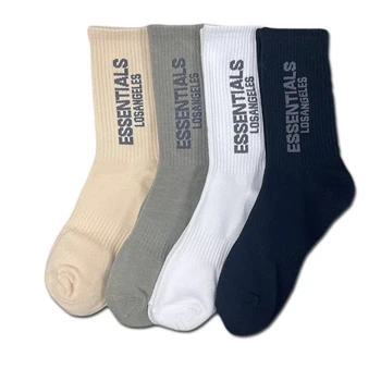 Unisex Essentials Ponožky Módne Mužov a Žien Essentials Športové Ponožky Štyri ročné obdobia Všeobecné Stredné Vysoké Trubice Priedušné ponožky