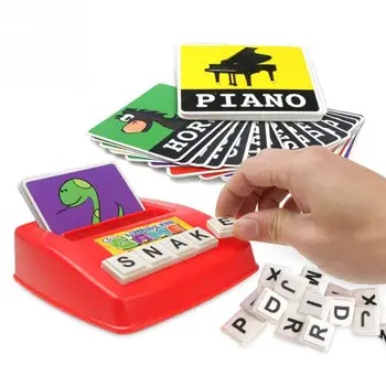 Abeceda Písmená Kartová Hra Učiť anglický Jazyk ABC Deti, Vzdelávacie Hračky Skoré Vzdelávanie Gramotnosti Zábavné Hračky Montessori