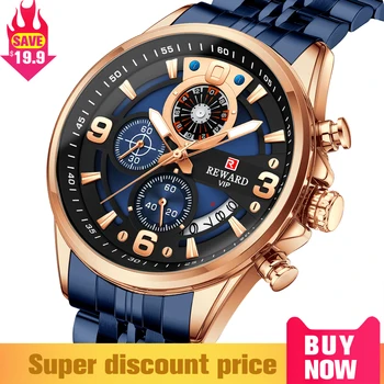 2022 Nové ODMENU Quartz Hodinky pre Mužov viacúčelové Športové Náramkové hodinky z Nerezovej Ocele Chronograf Svetelný Hodinky Darček pre Muža