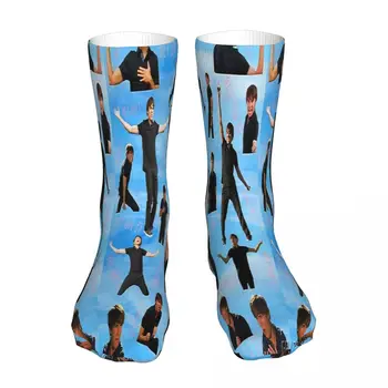 Zac Efron Troy Bolton Staviť Na To High School Musical Ponožky Ponožky Muži Ženy Polyester Pančuchy Prispôsobiteľné Sweetshirt