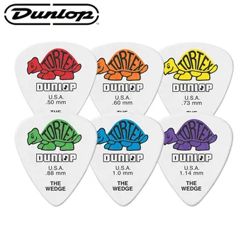 6pcs Dunlop Tortex Gitara Výbery Basy Mediátora Elektrické Akustické Gitarové Časti Tipy Príslušenstvo Classic 6 Druhov Hrúbka Tipov