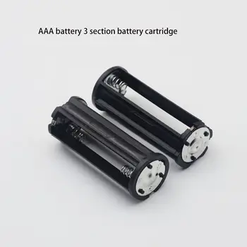 1Pc Black Batérie, Držiak na Valcové Batérie Adapte pre 3*Batérie typu AAA Baterky Batérie Converter Adaptér, Batérie, Držiak na Stojan