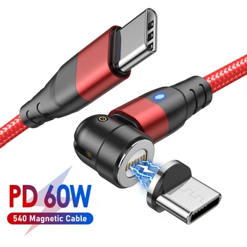 SZBRYTMAX 60W Magnetické Kábel USB, C Typu C Kábel Rýchlo Nabíjací Kábel Pre Huawei Xiao Samsung, iPhone, iPad Údaje Nabíjací Kábel