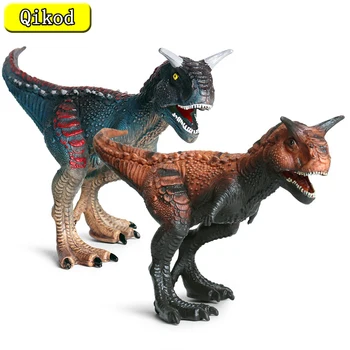 Nové Deti Simulácia Jurský Realistické Dinosaura Carnotaurus Animal Model PVC Akcie Obrázok vysokej kvality Dieťa Vzdelávacie Hračka Darček