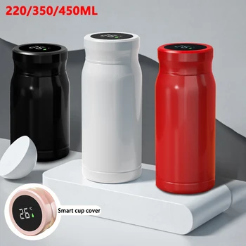 Smart Termosky Cup Fľašu Vody Zobrazenie Teploty Z Nehrdzavejúcej Ocele Tepelná Hrnčeky Inteligentné Poháre Vákuové Fľaše Kávy Thermoses