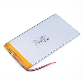 3,7 V lítium-polymérová batéria 4060120 tablet batérie 2900 mah mobile power mp3 MP4 MP5 Reproduktor E-book tablet pc hračky