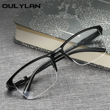 Oulylan Mužov Polovica Okuliare na Čítanie Rám Ženy Anti-únava Ďalekozrakosť Okuliare Ultralight Presbyopia Okuliare Diopter +1.0 +1.25