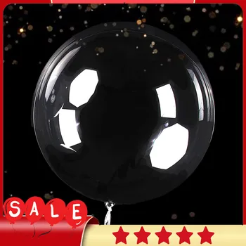 20 Palcov Jasné Bobo Balóny Flexibilný, Transparentný Bublina Balóny Výročie Svadby, Narodeniny, Party DIY Dekor Bezpečné a Trvalé