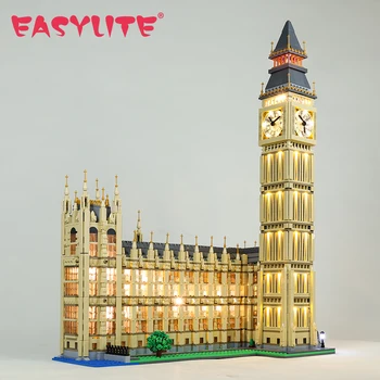 Led Svetla Kit Pre Stvoriteľa 10253 Londýne zvonica Big Ben Stavebné Bloky pre Deti, Darčeky Len Osvetlenie Set neobsahuje Model