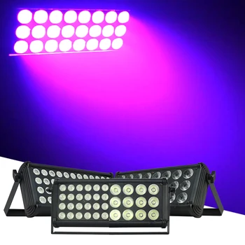 YUER Nové formy 24X4W LED PAR Svetla/ disco svetlo RGBW par DMX512 Stroboskop LED wash svetlo fáze Účinok dj bar zariadenia Tanečný Parket