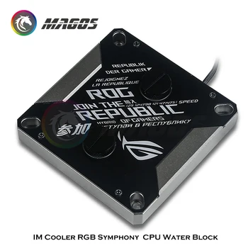 Vodné Chladenie CPU Blok ROG 5V ARGB SYNCHRONIZÁCIA Podpora dezén Prispôsobený LGA1700 20XX 115X Platformu k Dispozícii
