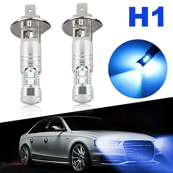 2 ks H1 LED Auto Žiarovky Svetlometu 8000K 100W Ice Blue Super Svetlé Auto Hmlové Svetlo Auto Úprava Lampa Biele Auto Príslušenstvo