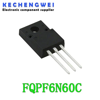 10PCS FQPF6N60C DO 220 6N60C 6N60 TO220 FQPF6N60 NA-220F nové MOS FET tranzistora