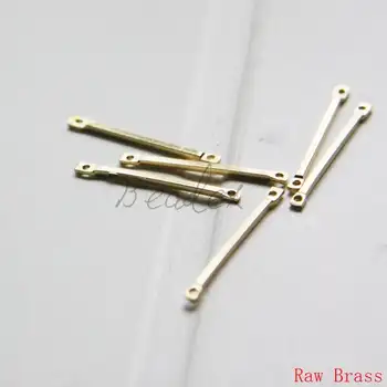 Pevné Brass Konektor - Link - Bar 25.6 x 1.2 mm (3042C)