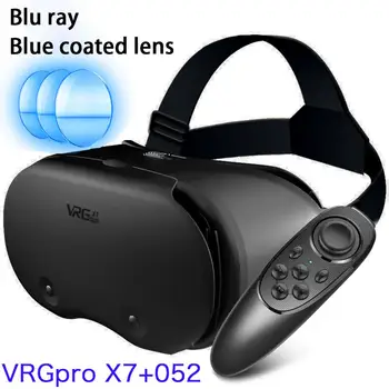 VRG Pro X7 VR Okuliare 3D vr Headset Pre Okuliare Modré Svetlo Očí Ochranné Prilby Pre Virtuálnu Realitu 5 až 7 Palcový Mobilné Telefóny