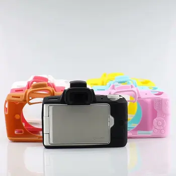 Silikónové Brnenie Pokožky Prípade Telo Kryt Chránič pre Canon EOS M50 Digitálny Fotoaparát Vnútorné Mäkké Taška Prípade