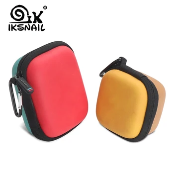 IKSNAIL Slúchadlá Prípade Taška Prenosná Slúchadlá Slúchadlá Pevný Úložný Box pre Pamäťovú Kartu, USB Kábel Organizátor Slúchadlá Digitálny Tašky