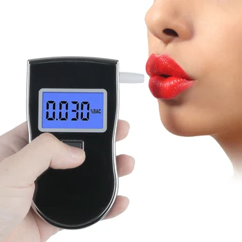 LCD Displej Auto Breathalyzer Prenosné Opitý Jazdy Analyzátor Alkoholu Meter Víno Alkohol Test Digitálneho Breath Alkohol Tester