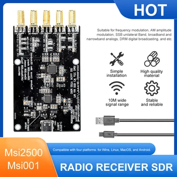 RSP1 Msi2500 Msi001 Zjednodušené SDR Reciver 10kHz-1GHz Amatérske Rádiové Prijímacie Moudle Okruhu DIY Elektronického Príslušenstva