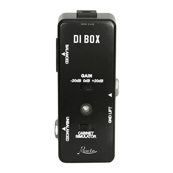 DI BOX LEF-331 Micro-DI S Kabínou Sim A Získať Gitara Efekt Pedál True Bypass