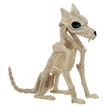 63 CM Halloween Dekorácie Wolfhound Kostra Zvieracie Kosti Ozdoby Halloween Rekvizity Strany Československých Lebky Vzor Displej Dekor