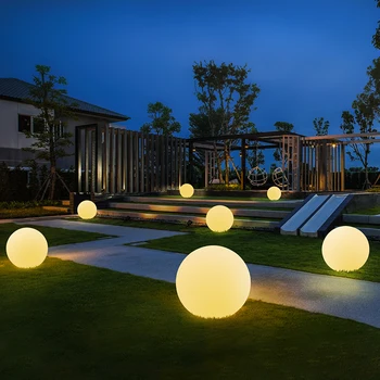 Vonkajšie LED Svetlo Svietidla Rekreačné Chatky Záhradné Osvetlenie, Záhradné Dekorácie Poschodí Lampy, Pouličné Lampy Loptu Nádvorie Lampa