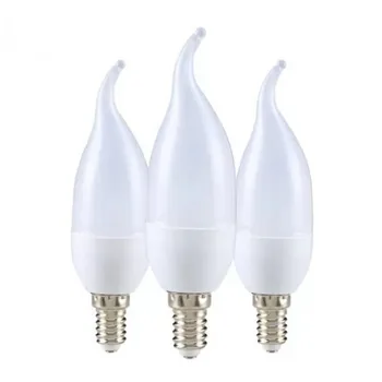 6Pcs/veľa led žiarovka E14 E27 LED Lampa Krytý Teplé, Studené Biele Svetlo, 7W AC220V LED Sviečka Žiarovka Domova Luster
