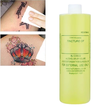 480ML Tetovanie Zelené Mydlo Dodávky Tetovanie Stroj na Čistenie Analgetický Účinok Rany Tetovanie Pokožky následnej starostlivosti Čistiace Tekuté Mydlo