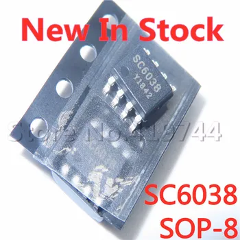 5 KS/VEĽA SC6038 SOP-8 dual-článková lítium batéria čip Na Sklade NOVÝ, originálny IC