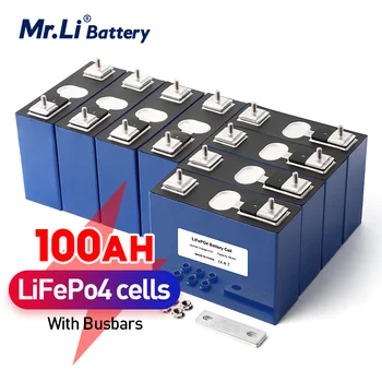Pán Li 3.2 V 100Ah Lifepo4 Batérie Buniek DIY 12V 24V 48V 100Ah Nabíjateľná Batéria Lítium-Žehlička Na Elektrické Auto RV Solárna Energia