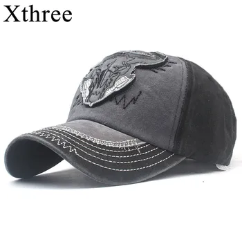 Xthree bavlna pánske čiapky baseball snapback klobúk výšivky kosti spp gorras bežné casquette baseball čiapka pre mužov