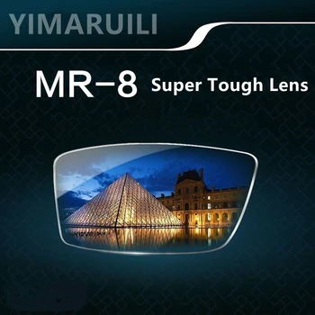 YIMARUILI 1.61 PÁN-8 Ultra-Tvrdý Objektív High-Definition Nosenie-Odolný Proti Ultrafialovému Anti-Modré Svetlo, Objektív bez obrúčok Okuliare