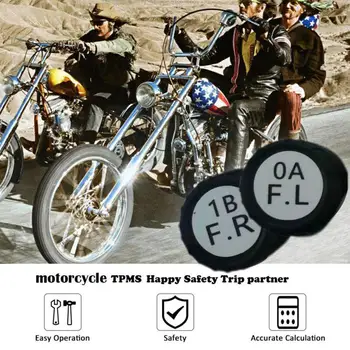 Tlak vzduchu v pneumatikách Senzory Motocykel TPMS Bluetooth-Kompatibilné Snímač Tlaku TMPS Externé Android/IOS Monitorovací Systém Pneumatiky D9L0