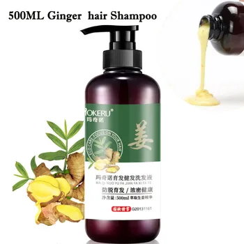 Zázvor Kráľ Šampón Na Vlasy A Hrubé Vlasy Rastu Zázvor Rastlín Anti-Pád Shampoo Oil Control Nadýchané A Proti Lupinám