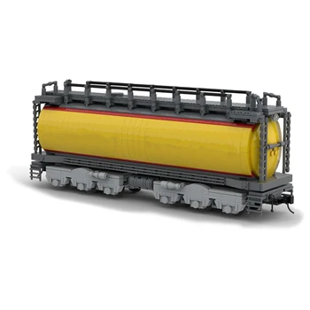 MOC Vozeň Union Pacific Nákladnej GTEL 8500 Tanker Stavebné Bloky Trati Vlak Modelu Vozidla Tehly Hračka Pre Deti, Darček k Narodeninám