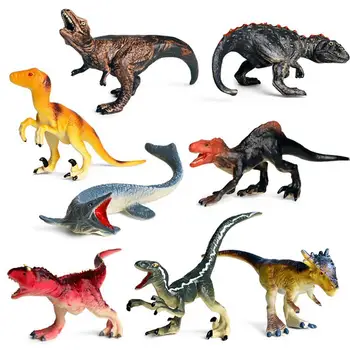 8pcs Simulácie Zvieracích Realistické Jurský Dinosaur World Obrázok Modelu Hračka Darček Pre Chlapcov Vzdelávacích