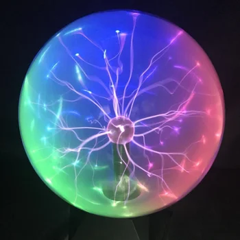 Fantastické Kúzla Plazma Loptu Domov Nočného Miestnosti Dekorácie Dotyk, Zvuk, Stolná Lampa Svetlo Oblasti Lightning Svete 3