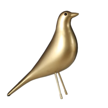 Zlatá Farba Dom Vták na Obývacia Izba Dekorácie Najlepšie Umenie, Holub Živice Pieseň Vtáka