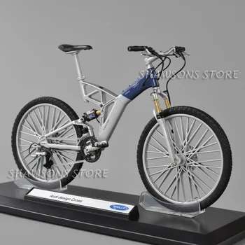 Well 1:10 Rozsahu Diecast Kovových Bicyklov Model Hračky Dizajn Kríž Šport Bike Miniatúrne Repliky Zberateľské
