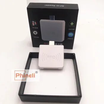 TYP-C micro USB NFC Čítačkou 13.56 Mhz RFID Snímač kariet Smart Card Reader 4/7 bajtov UID adaptible pre Android, Linux, Windows