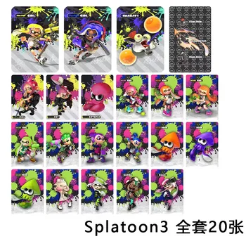 Najnovšiu verziu 20 v 1 Splatoon 1 2 3 Splatoon3 NFC Mini Amiibo Karty