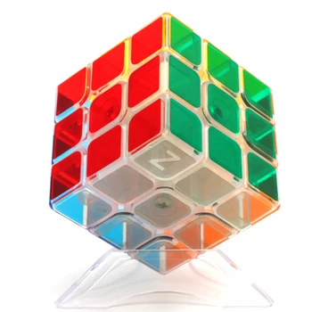 ZCUBE Transparentné 3x3x3 Magic Cube Mozgu Teaser Rýchlosť Cube Puzzle Hračka