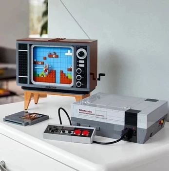 Kompatibilné 71374 Super Marioed NES Nintendo Entertainment System Model Stavebný kameň Tehla Montáž TV Hry Deti Hračky, Darčeky
