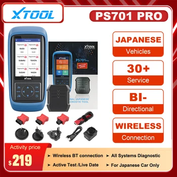 XTOOL PS701PRO Všetky Systémy Diagnostický Nástroj pre Japonské Vozidlá Toyota/Nissan/Lexus PS701 PRO s Bi-directional Control